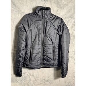 Columbia Full Zip Puffer Jacket‎ Women's Black Quilted Insulated Size S